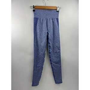 GymShark Training‎ Leggings Stretch Full Length Blue Womens Size XS